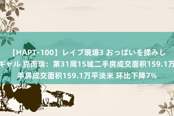 【HAPT-100】レイプ現場3 おっぱいを揉みしだかれた6人の巨乳ギャル 克而瑞：第31周15城二手房成交面积159.1万平淡米 环比下降7%