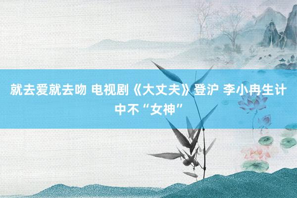 就去爱就去吻 电视剧《大丈夫》登沪 李小冉生计中不“女神”